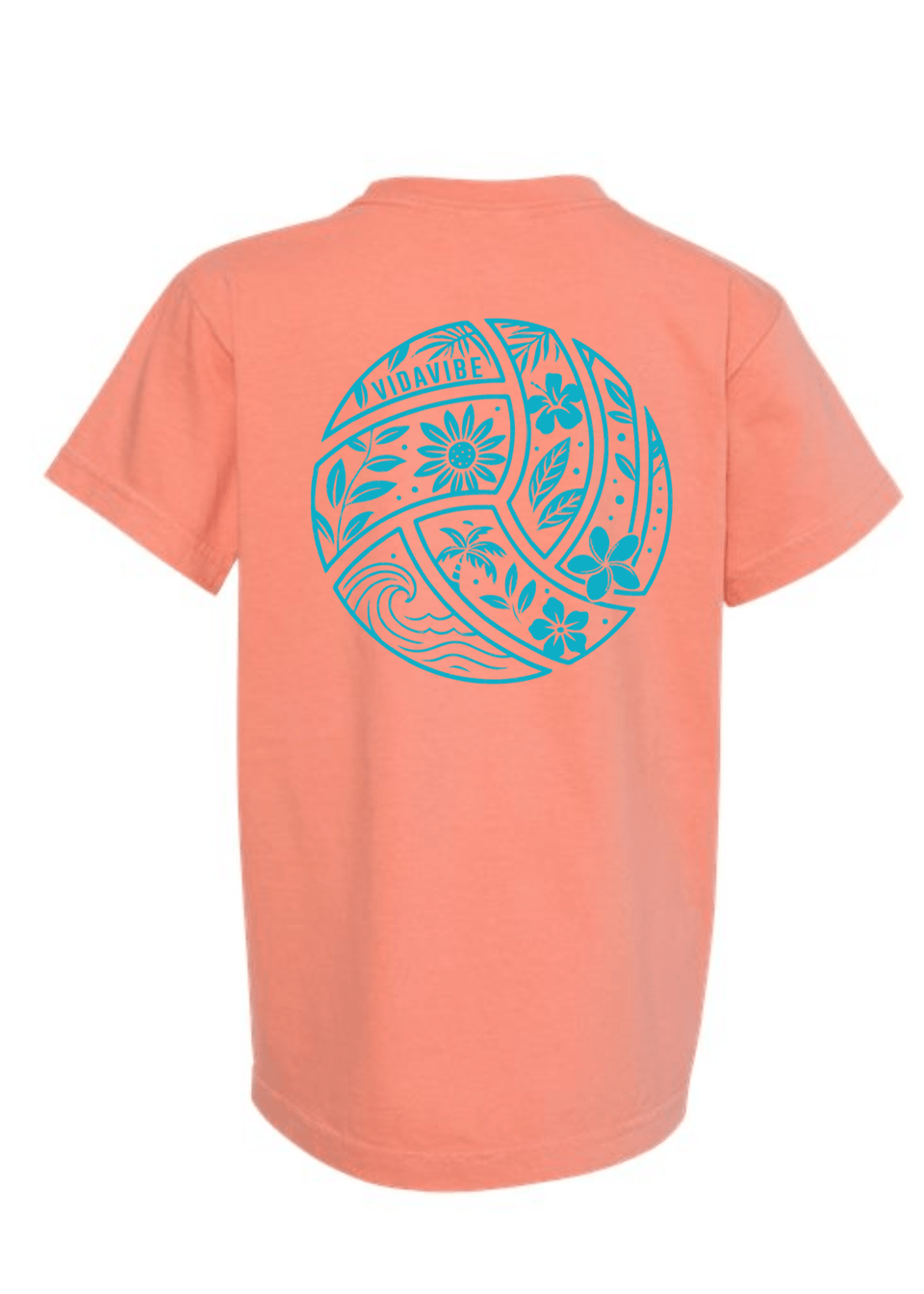 Floral Volleyball Tee
